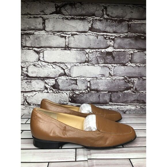 ROCKPORT Sole Innovation Brown Leather Slip On Casual Shoes Women’s 7.5M US/38EU - Picture 1 of 16